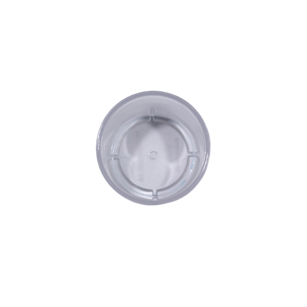 Verre transparent – vue en angle supérieur